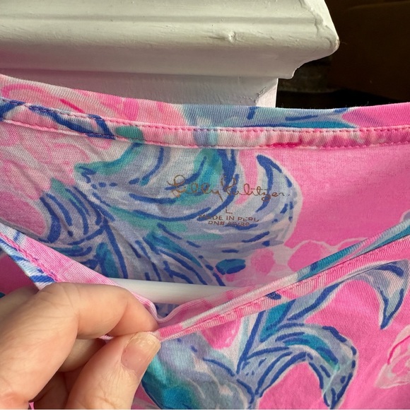 Lilly Pulitzer Girls Finn Long Sleeve Shirt - Large - Picture 2 of 4